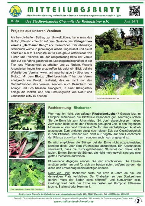 Mitteilungsblatt Juni 2018